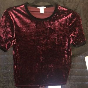Velvet top